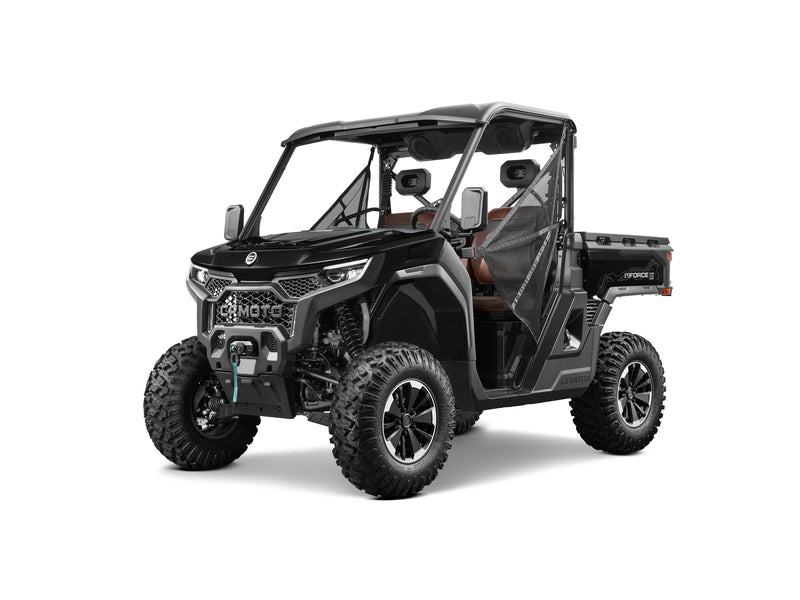 2027 CFMOTO UFORCE U10 PRO in Nebula Black — left three-quarter view