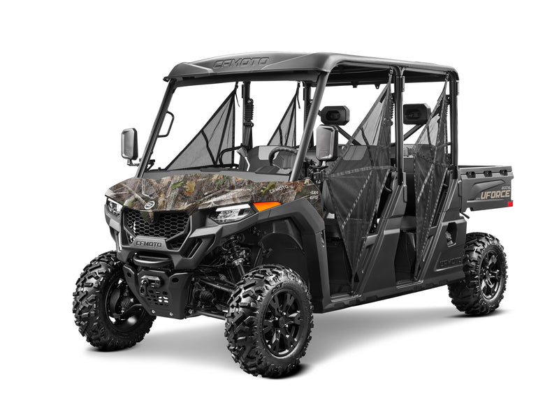 2027 CFMOTO UFORCE 800 XL in True Timber Kanati — left three-quarter view