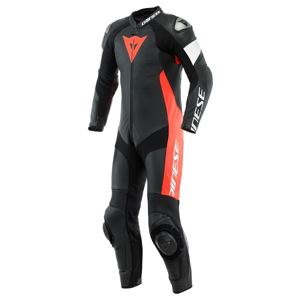 Dainese Tosa Suit – Black/Fluo Red/White