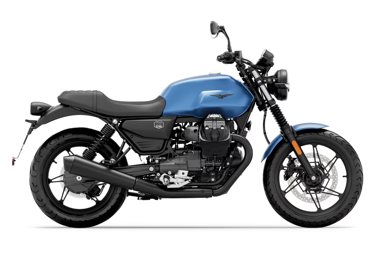 2026 Moto Guzzi V7 STONE - BLUE - 0003 - DEMO
