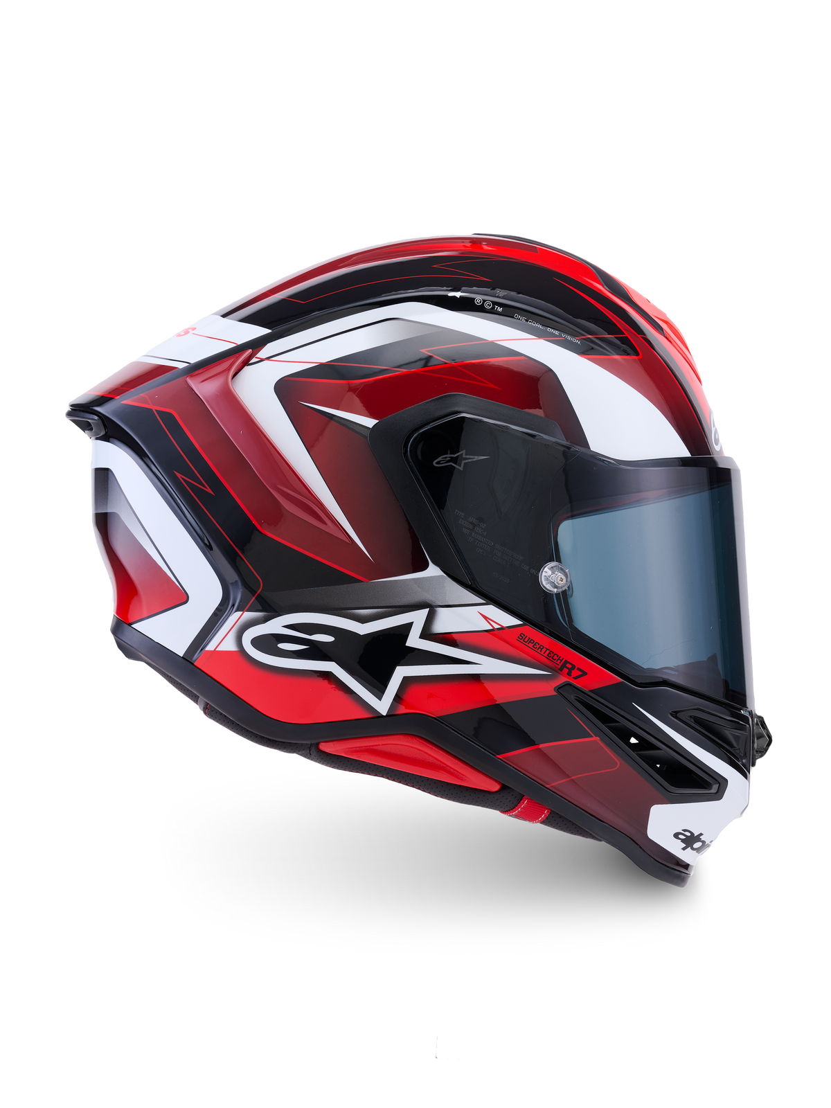 Alpinestars S-R7 Kinetis Helmet – Black/Red/White
