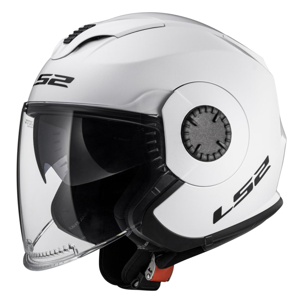 LS2 Verso Open Face Helmet – White – view 1