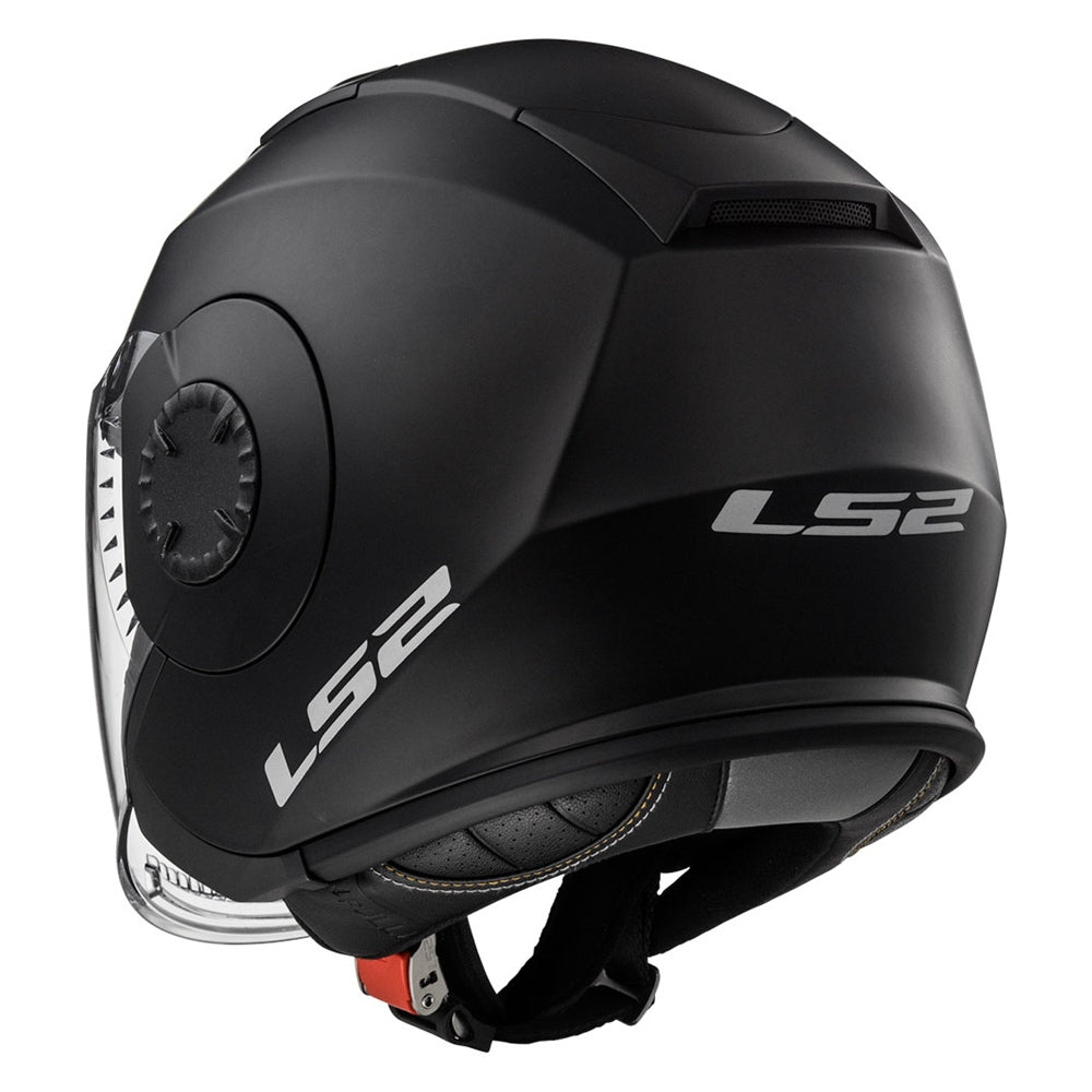 LS2 Verso Open Face Helmet – Matte Black – view 3