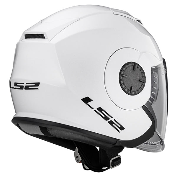 LS2 Verso Open Face Helmet – White – view 4