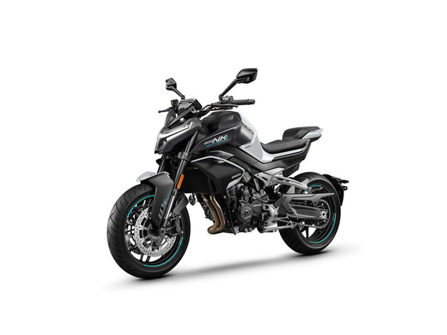 2027 CFMOTO 800NK in Aerolite Grey — left three-quarter view