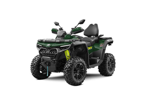 2027 CFMOTO CFORCE 800 TOURING in Forest Green — left three-quarter view