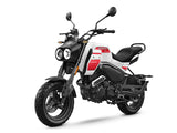 2027 CFMOTO PAPIO CL in Nebula White — left three-quarter view