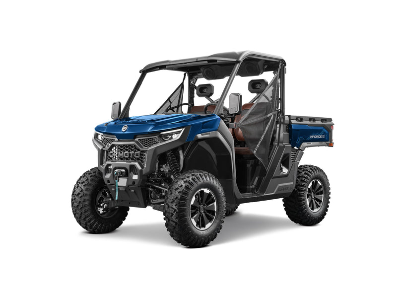 2027 CFMOTO UFORCE U10 PRO in Twilight Blue — left three-quarter view