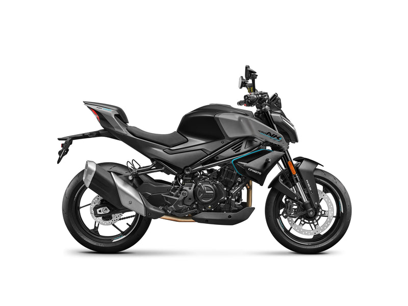 2027 CFMOTO 450NK in Nebula Black — right-side view