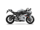 2027 CFMOTO 675SS in Aerolite Grey — right-side view