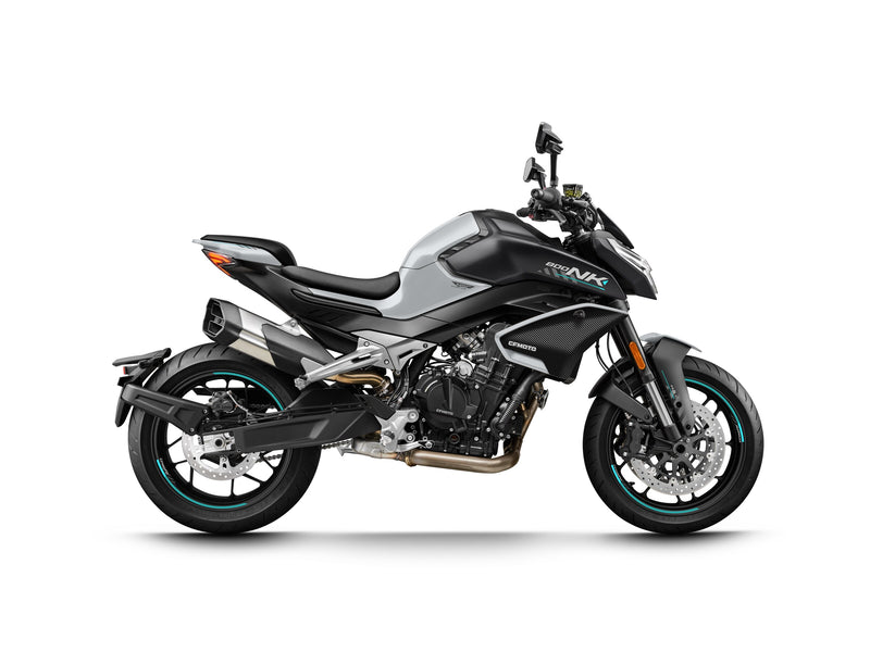 2027 CFMOTO 800NK in Aerolite Grey — right-side view