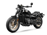 2027 CFMOTO 450CL-C in Nebula Black — left three-quarter view