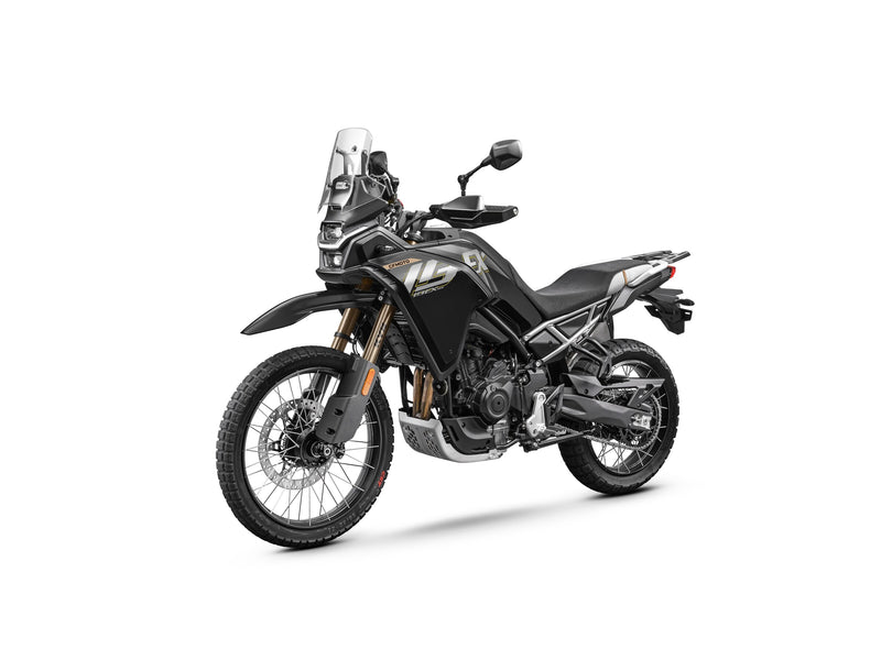 2027 CFMOTO IBEX 450 in Nebula Black — left three-quarter view