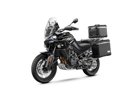 2027 CFMOTO IBEX 800-E (EXPLORE) in Gem Black — left three-quarter view