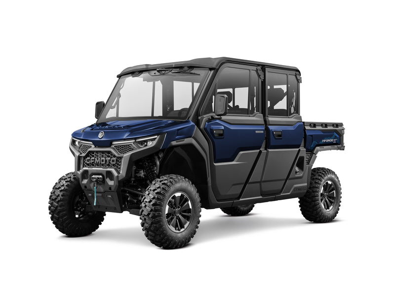 2027 CFMOTO UFORCE U10 XL PRO HIGHLAND in Twilight Blue — left three-quarter view