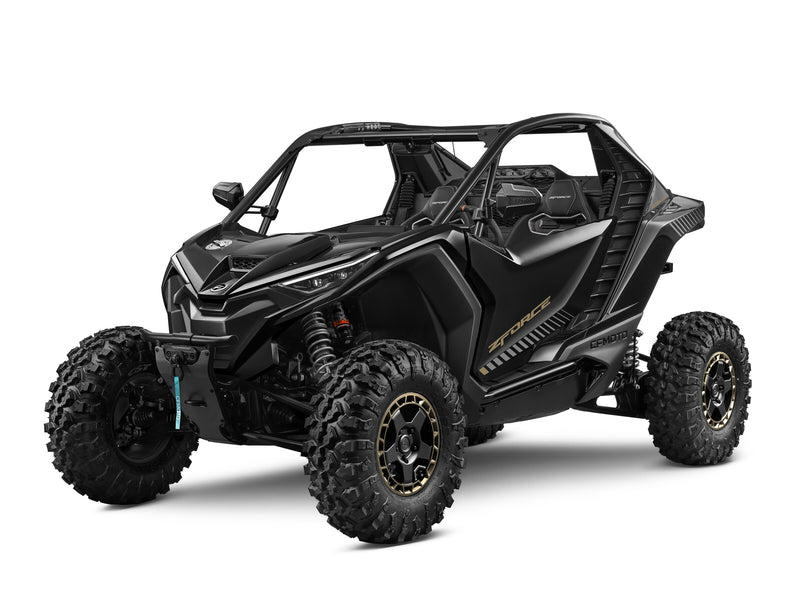 2027 CFMOTO ZFORCE Z10 in Nebula Black — left three-quarter view