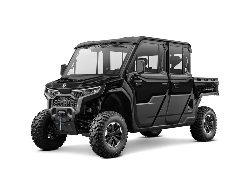 2027 CFMOTO UFORCE U10 XL PRO HIGHLAND in Nebula Black — left three-quarter view