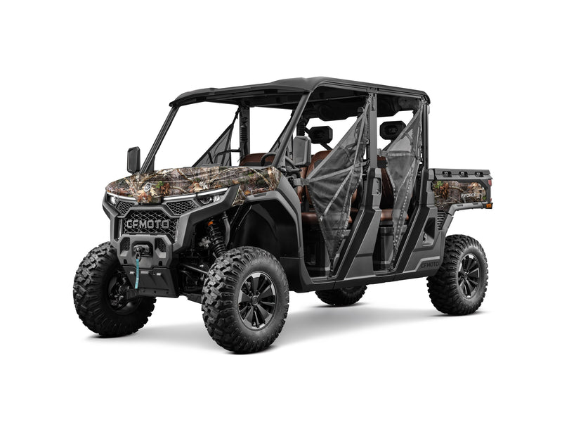 2027 CFMOTO UFORCE U10 XL PRO in True Timber Kanati — left three-quarter view