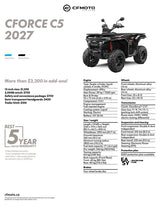 2027 CFMOTO CFORCE C5 specifications