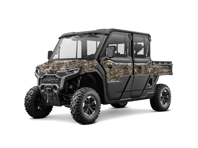 2027 CFMOTO UFORCE U10 XL PRO HIGHLAND in True Timber Kanati — left three-quarter view