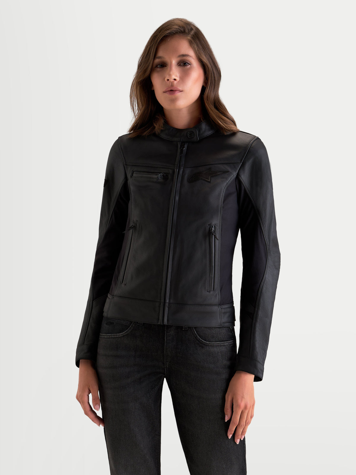 Alpinestars Stella Maver-X Leather Jacket – Black