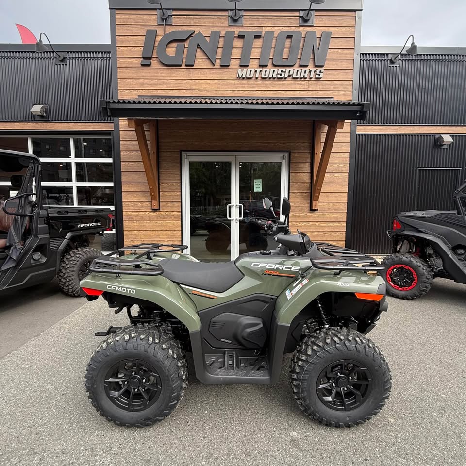 Representative dealership photo — 2026 CFMOTO CFORCE 400; same model and colour, not unit-specific