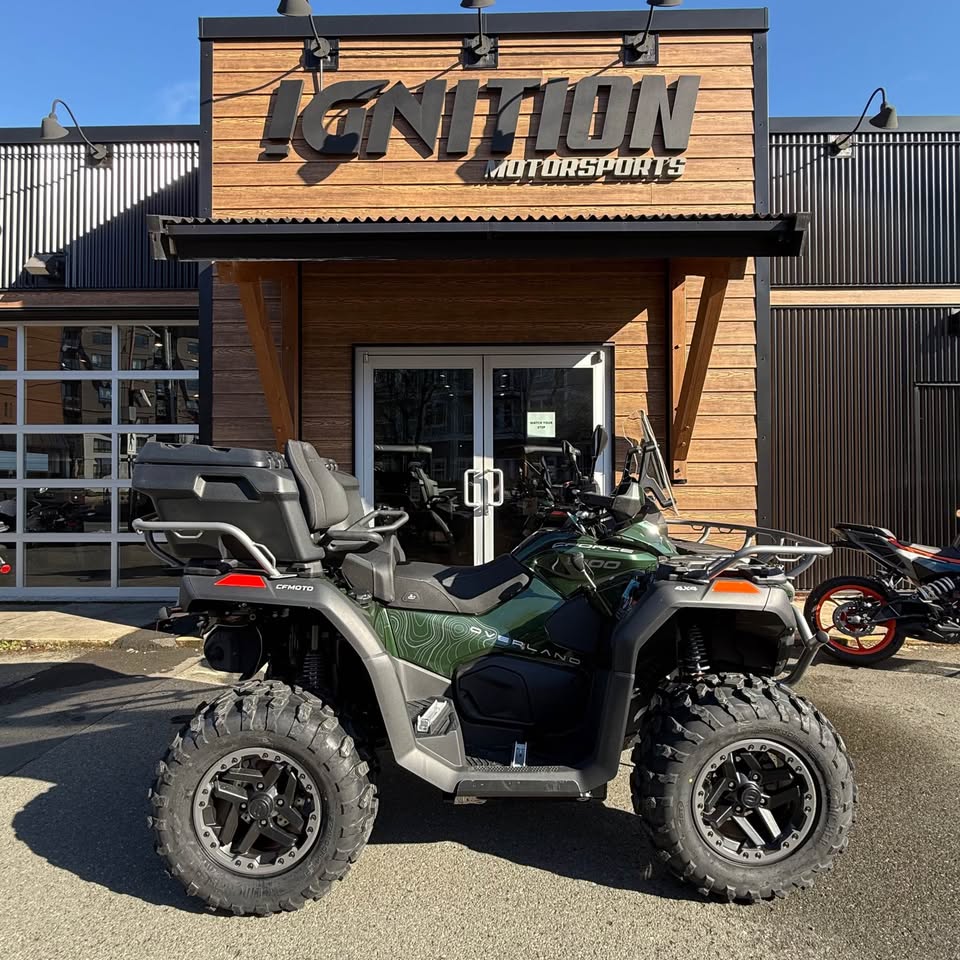 Representative 2026 CFMOTO CFORCE 1000 Overland in green — not this specific stock unit