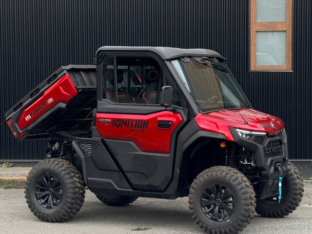 2026 CFMOTO U10 PRO HIGHLAND Bordeaux Red — Ignition real unit photo — SKU-01219