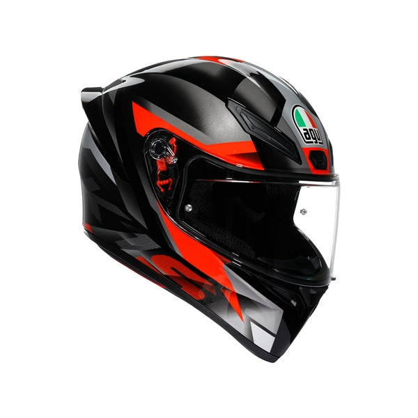 AGV K1 S Fastlap Black Grey Red helmet