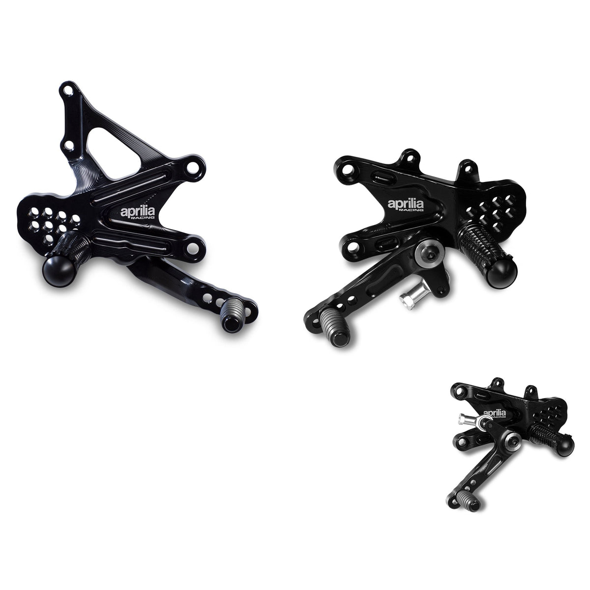 Aprilia RRC Racing Footpeg Kit 2S001805 with adjustable left and right rearsets