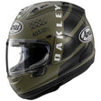 Arai Corsair-X Maverick Oakley helmet in forest green and black
