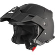 CKX Razor-X Solid Open Face Helmet – Matte Black – view 1