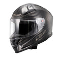LS2 Citation II Carbon Solid Helmet – Carbon – view 1