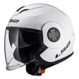 LS2 Verso Open Face Helmet – White – view 1