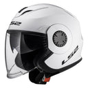 LS2 Verso Open Face Helmet – White – view 1