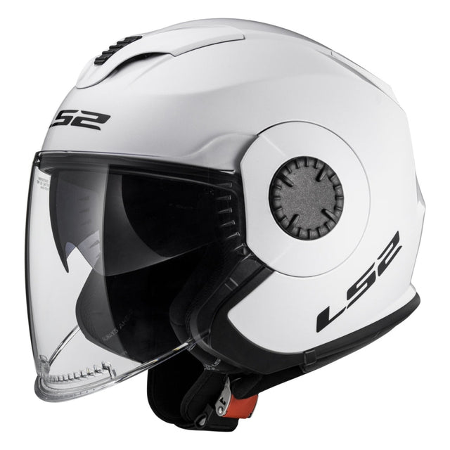 LS2 Verso Open Face Helmet – White – view 1