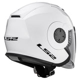 LS2 Verso Open Face Helmet – White – view 4