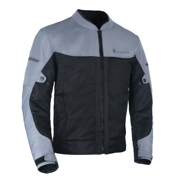 Oxford Spartan Air Jacket – Grey/Black – front