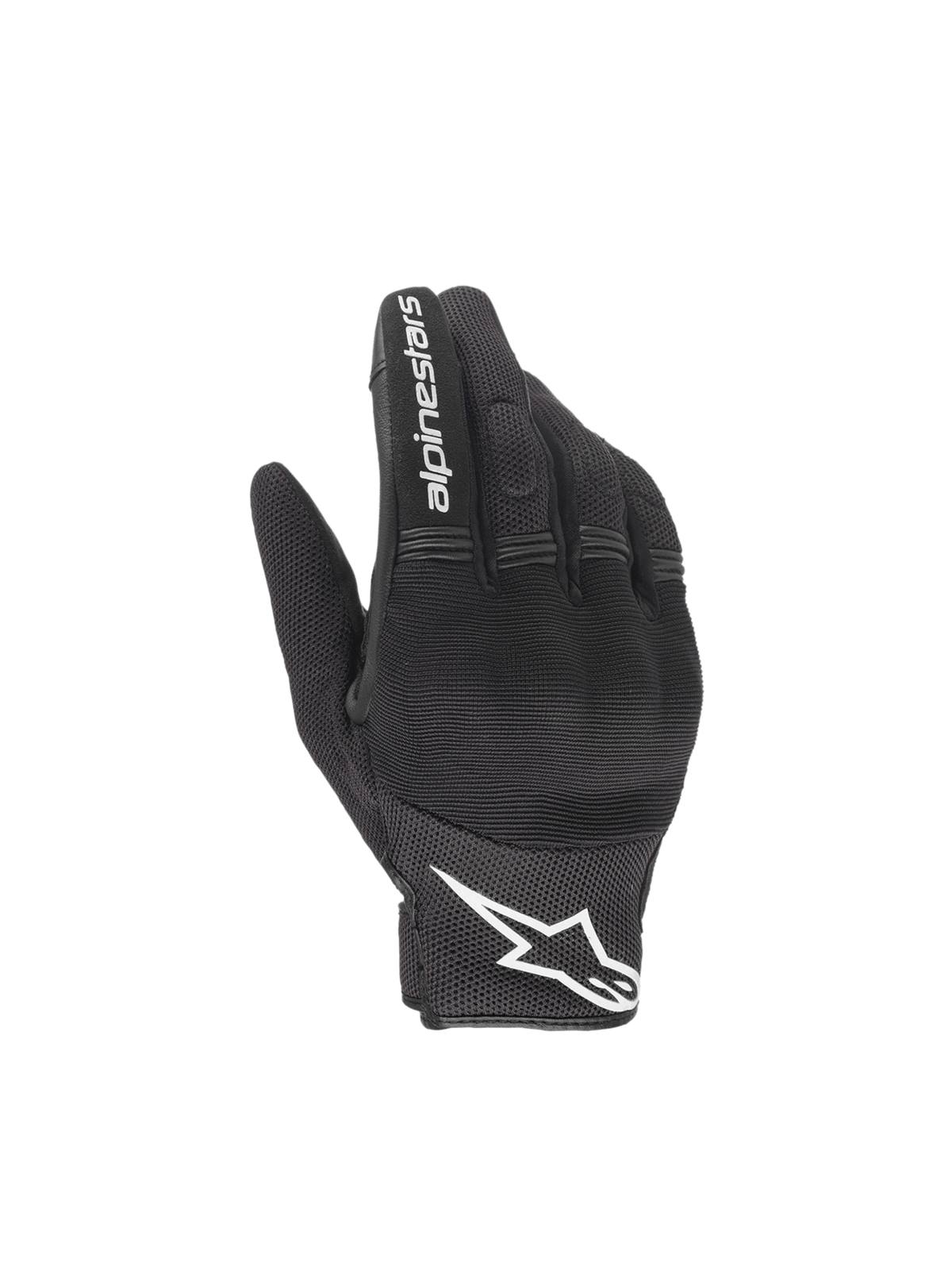 Alpinestars Copper gloves in black and white — back view