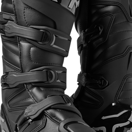 Fox Comp X off-road boots in black — view 2