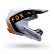 Fox V1 Noble helmet in black and white — view 1